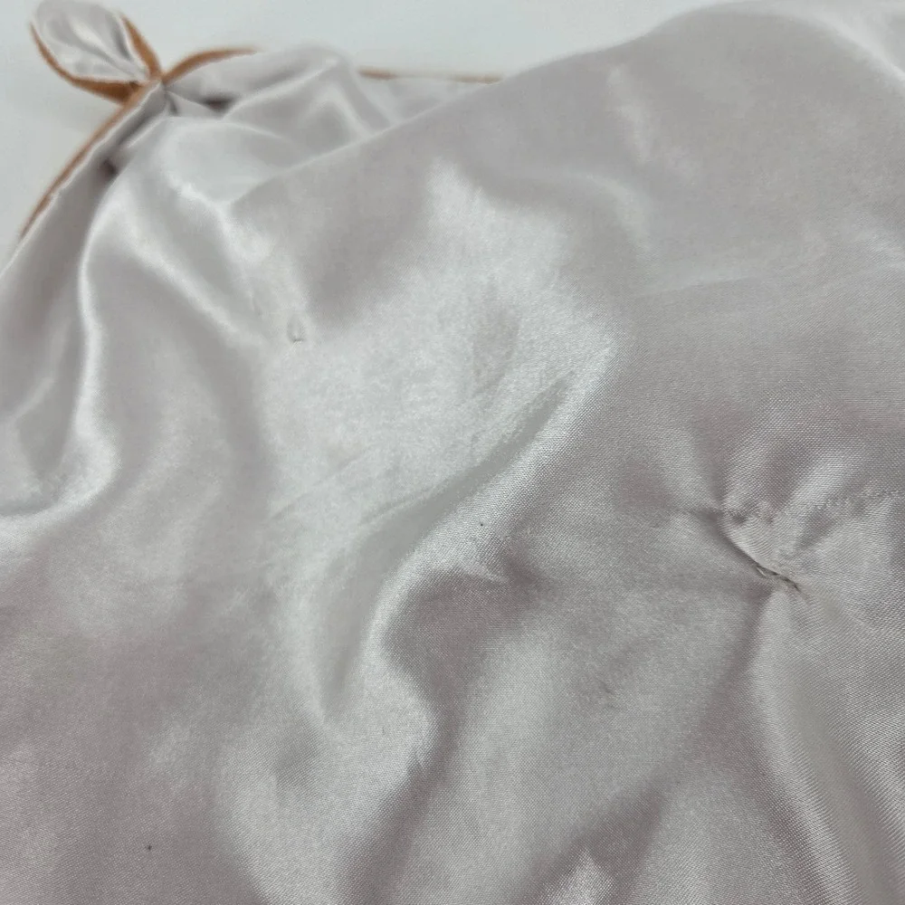 Pro Goleem Sloth Security Blanket Lovey Brown Minky Satin 14x14 PO#23092211